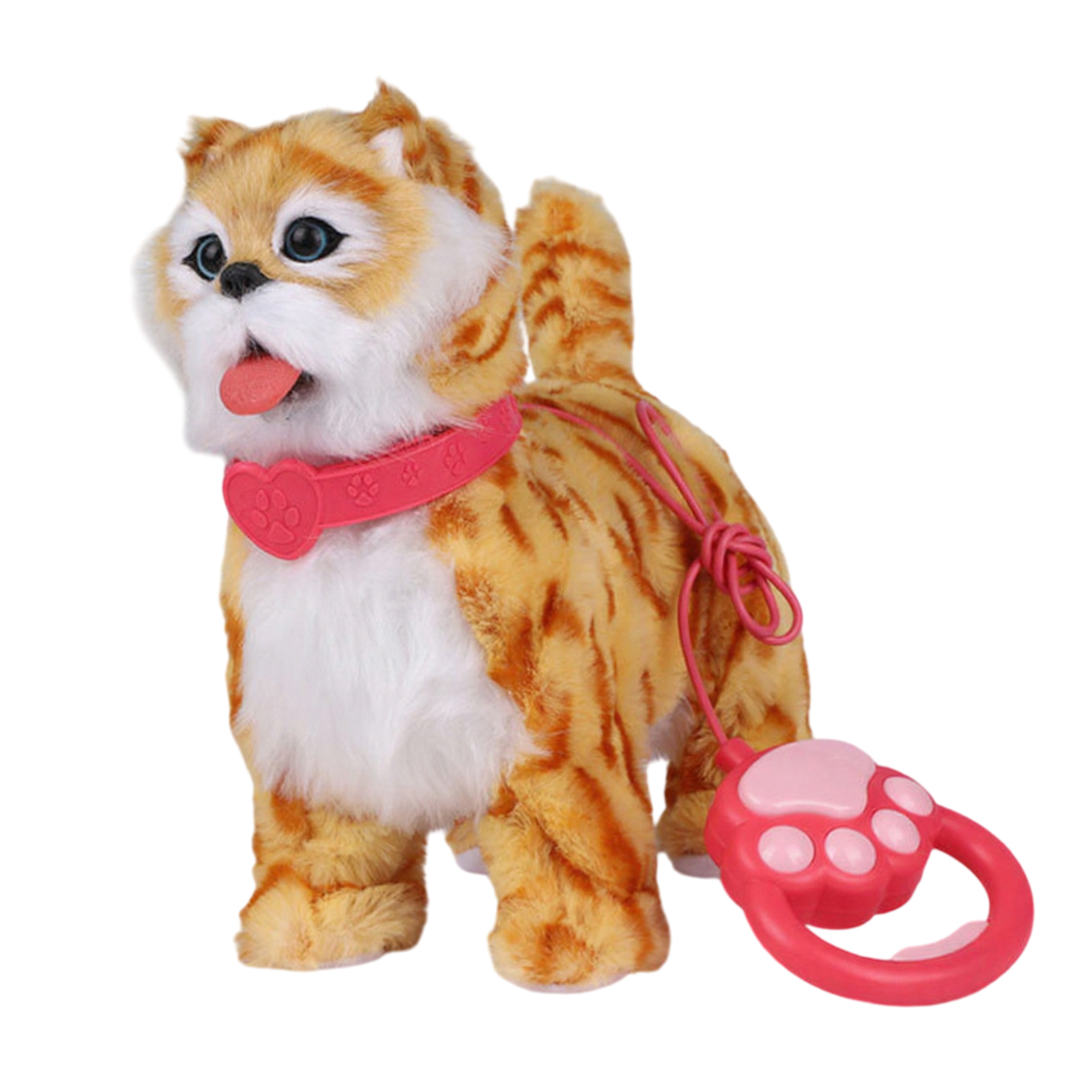 Interactive Robotic Puppy Plush Robot Dog Interactive Electric Plush Pet Toy with Tongue Licking Realistic Sounds Walking Dog Cat Plushie with Leash – Educational Simulation Stuffed for Kids ราคา 841 บาท*ส่งฟรี