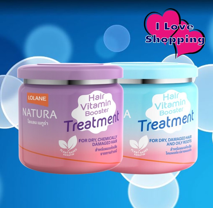 Lolane Natura Booster Treatment Hair Treatment 500g (Dry Damaged Hair/Dry Chemically) ราคา 196 บาท*ส่งฟรี