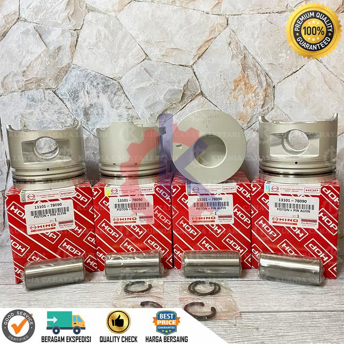 PISTON ASSY - SEHER SET DYNA 14B 115PS BAJA ALFIN 13101-58040 78090-Kumma.id Harga 1,315,000 rupiah*Gratis Ongkir