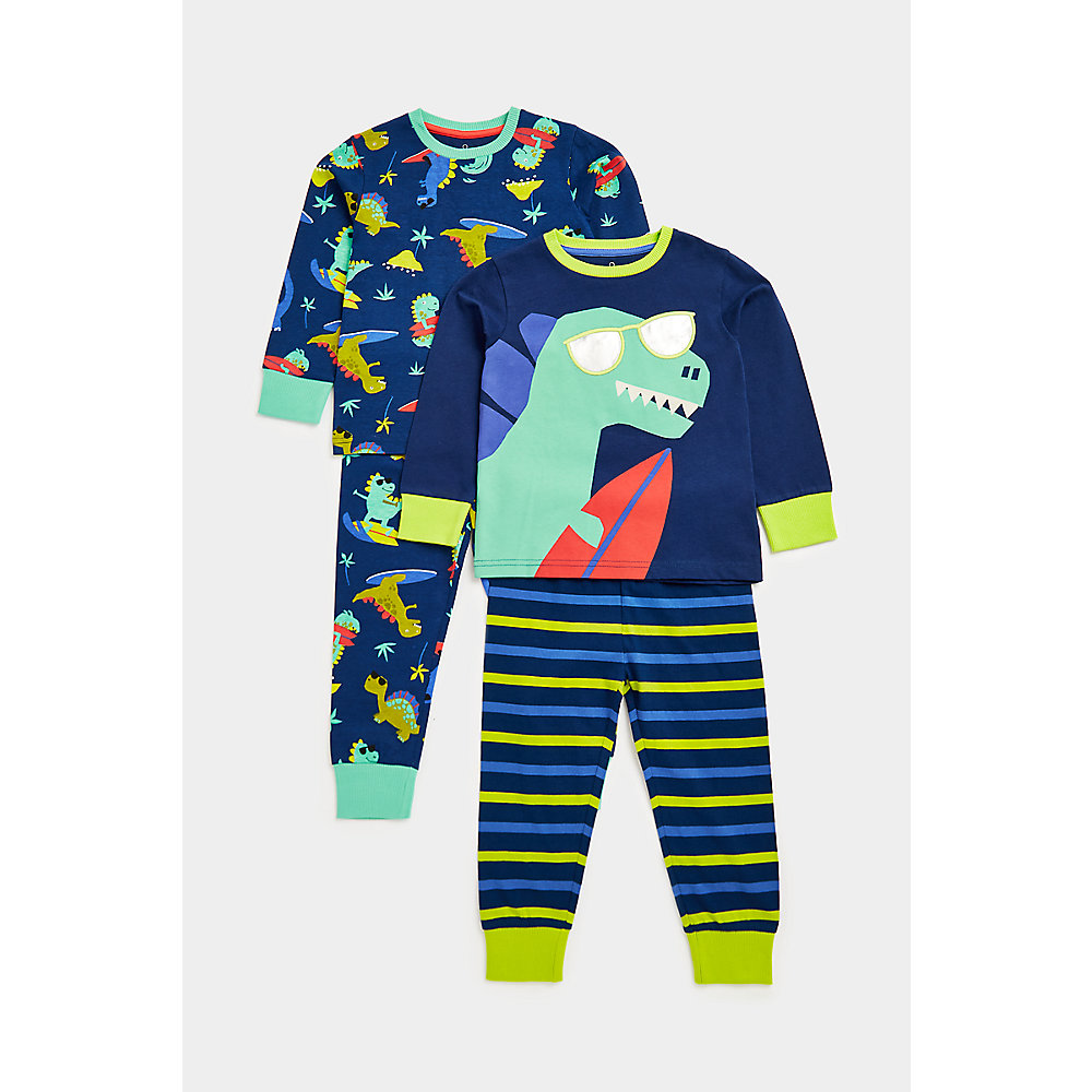 ชุดนอนเด็กผู้ชาย Mothercare Surfing Dino Pyjamas - 2 Pack EA331 ราคา 1,690 บาท*ส่งฟรี