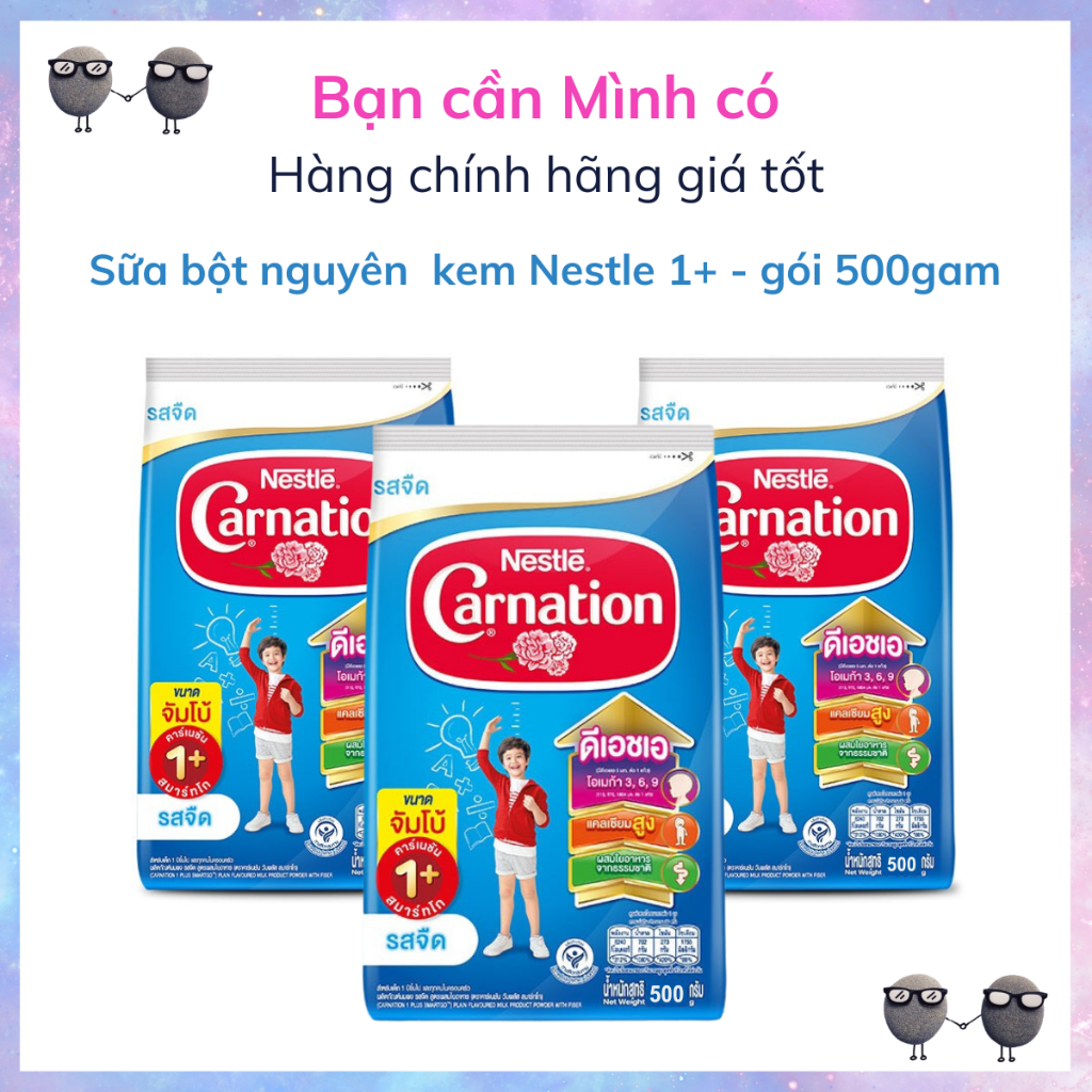 Sữa bột nguyên  kem Nestle 1+  gói 500gam