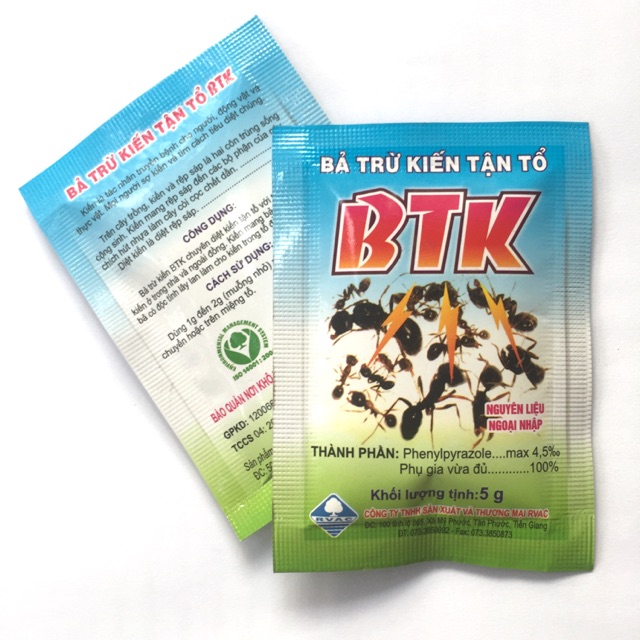 Bả Diệt Kiến BTK - Dạng Mồi Thơm Dụ Kiến - Tiêu Diệt Cả Tổ