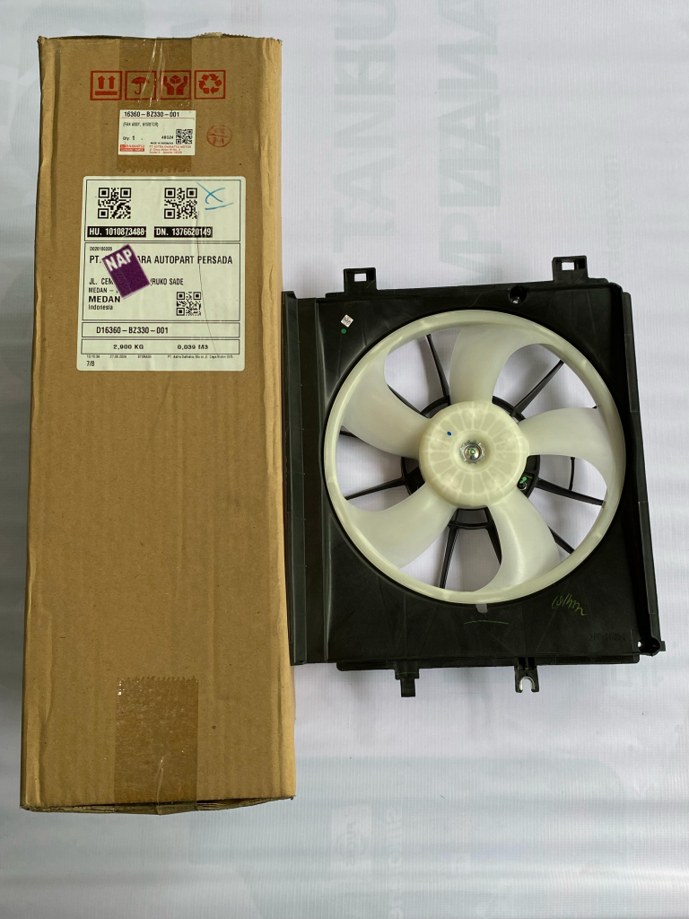 Motor Fan Kipas Radiator 1 Set Assy Komplit Sigra Ayla Calya Agya 1.2cc 16360-BZ330-001 Harga 847,000 Ringgit*Penghantaran Percuma