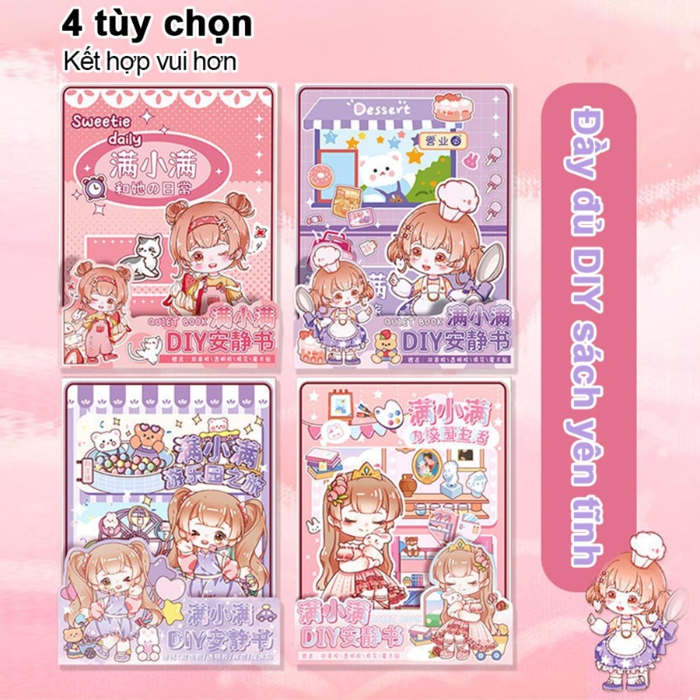 cat bo sticker nam cham trang tri DIY cho phu hop lam qua tang giup phat trien sang tao thu cong giai tri Sach an tinh nhan bop giai tri nha bup be giay phong cach de thuong hoat hinh do choi thu giam stress