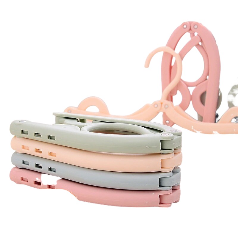 DIEYUFAN ไม้แขวนเสื้อแบบพับได้แบบพกพากลางแจ้งธุรกิจหอพัก ราคา 5 บาท*ส่งฟรี