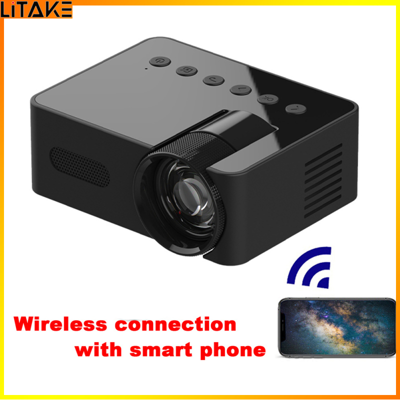 Litake Brightly YT100 Portable Smart Projector WiFi Mini Projector HD Video Projector Compatible For Smart Phones Tablet ราคา 830 บาท*ส่งฟรี