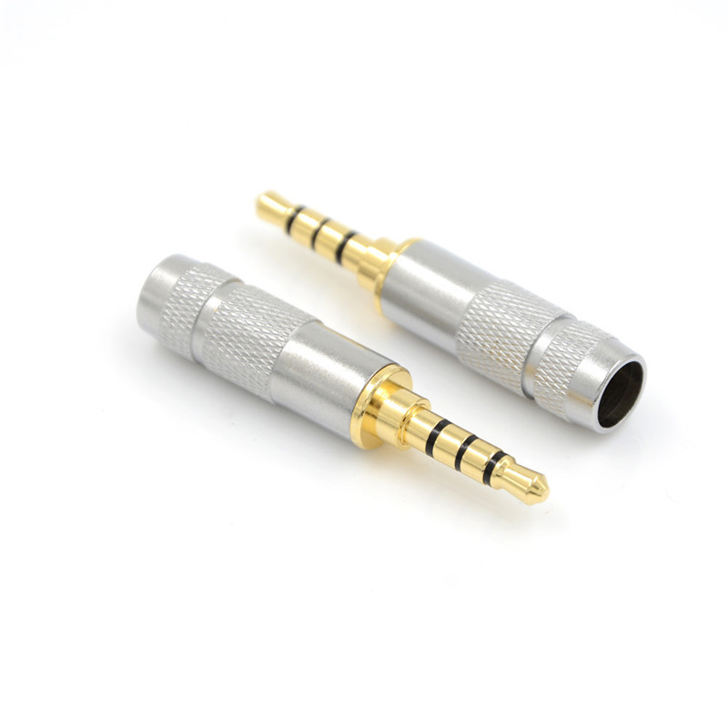 [Auto Stuffs] Giắc cắm đực Tai nghe âm thanh nổi 4 cực 3.5mm thời trang đầu nối thiết bị Hàn âm thanh