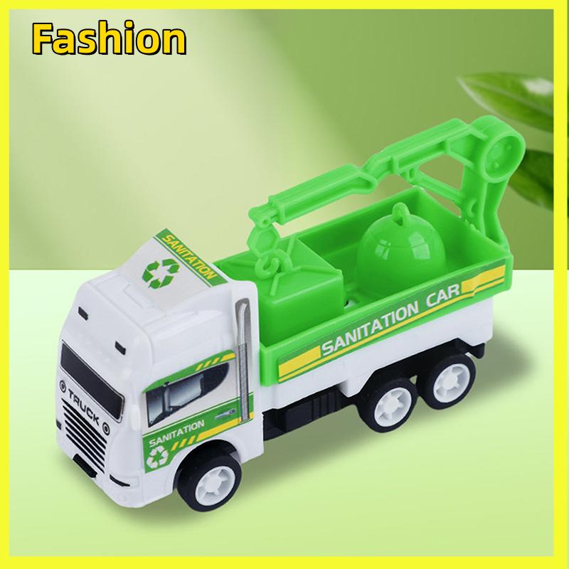🔥🔥🔥Loreta Đồ chơi trẻ em: Mô hình xe vệ sinh quán tính, xe kéo lùi, xe công binh quân sự, xe cứu hỏa – Đồ chơi bé trai, quà tặng cho trẻ em - 9