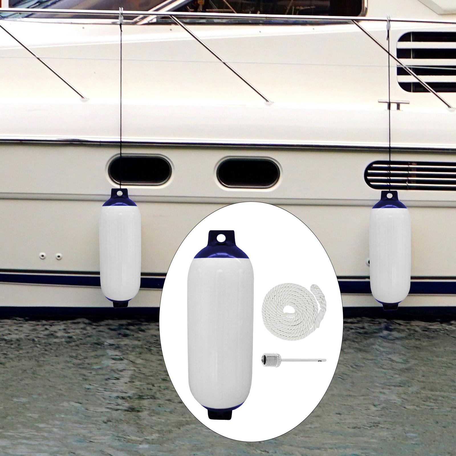 Boat Fender Boat Accessories 4x16inch Boat Bumper Protector Anti Collision for Docking Yacht Sailboats Speedboat Pontoon