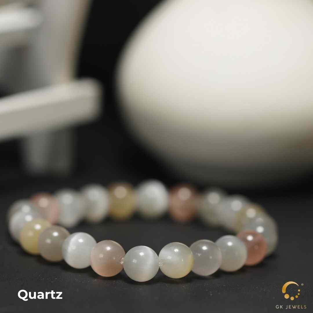 Quartz Cat Eye Bracelet 8.5-8.7mm+-