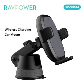 RAVPower SH014 15W Bộ sạc ô tô không dây Đế giữ điện thoại Sạc không dây thumbnail