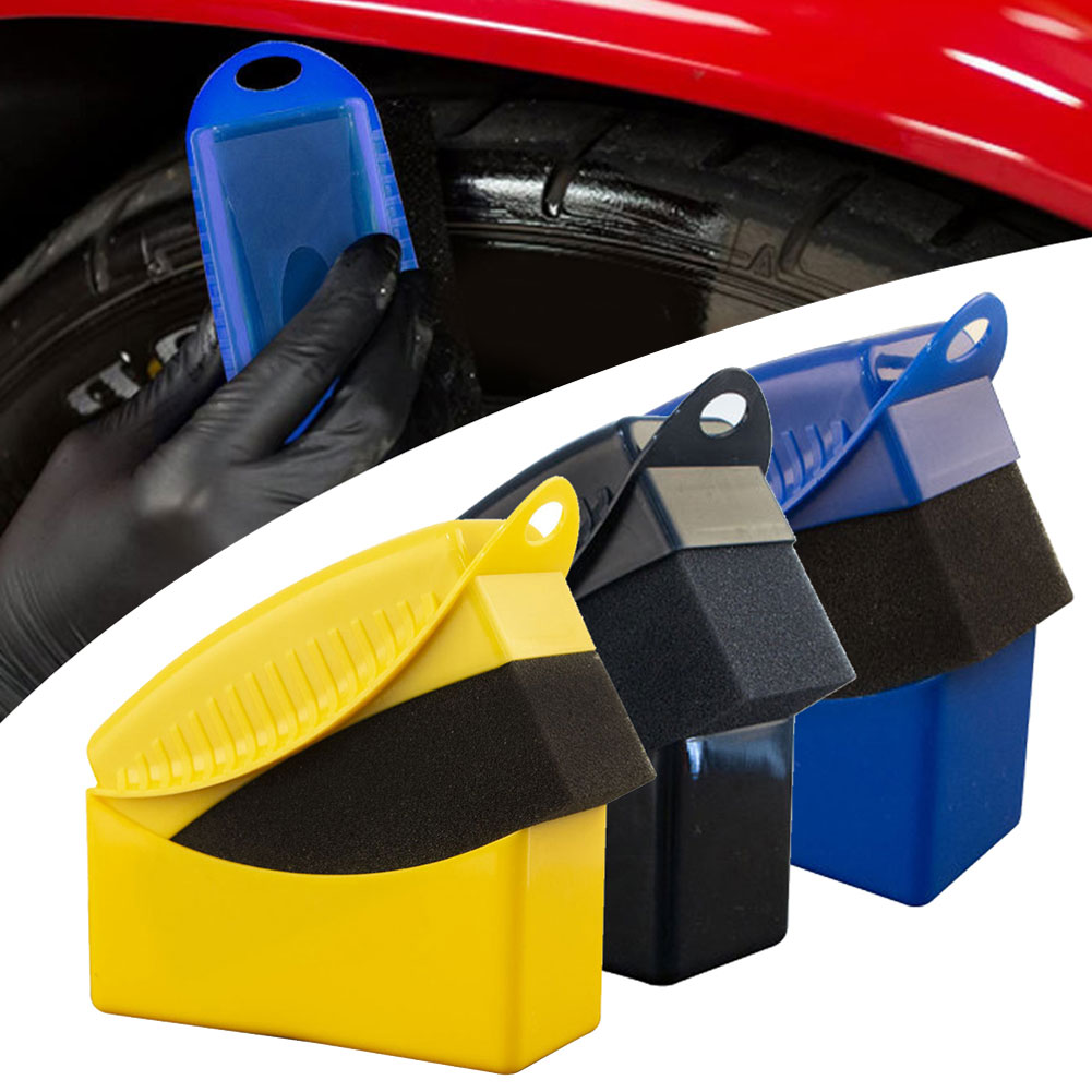 TCZTK Nhựa ABS Rửa lốp xe Đánh bóng Dụng cụ làm sạch ô tô Máy làm sạch áp suất cao Phụ kiện chi tiết sạch Bàn chải bọt biển