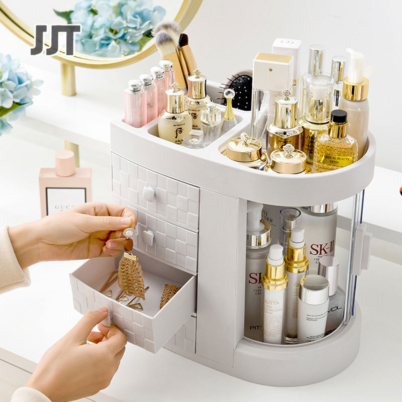 JJT Hộp lưu trữ hộp bông tai trang sức hộp lưu trữ mỹ phẩm hộp lưu trữ hộp trang sức trang sức hộp lưu trữ Bông tai/Vòng Cổ Vòng cổ dạng hộp lưu trữ Bông tai ngăn kéo Máy tính để bàn hộp lưu trữ máy tính để bàn giá lưu trữ ngăn kéo hộ