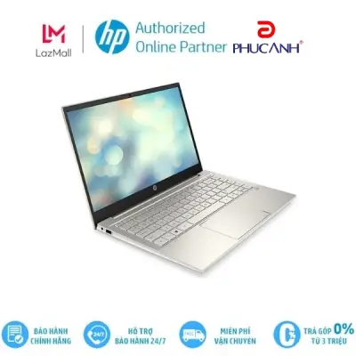 [Voucher 1 triệu đồng đơn hàng từ 7 triệu]Laptop HP Pavilion 14-dv0516TU 46L88PA (i3-1125G4/ 4Gb/ 256GB SSD/ 14FHD/ VGA ON/ Win11/ Gold)Hàng chính hãng