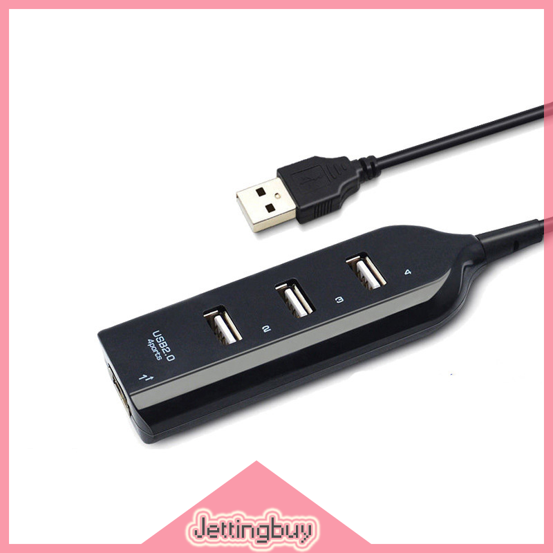 Jettingbuy Flash Sale 4 Port High Speed USB Hub With Cable Mini USB