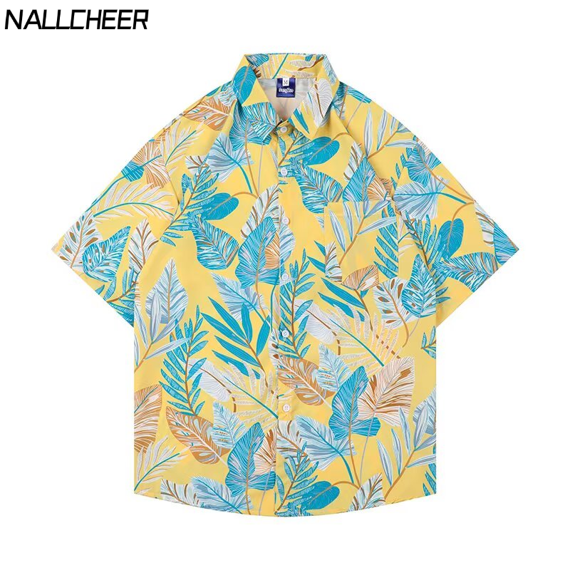 NALLCHEER เสื้อเชิ้ตลายใหม่ล่าสุด เสื้อสงกรานต์ เสื้อลายดอก เสื้อฮาวาย ราคา 109 บาท*ส่งฟรี