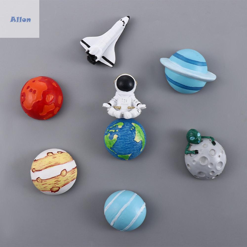 Allon Jupiter hành tinh nhà bếp IC vũ trụ tủ lạnh Bảng sáng tạo dán Giá Đựng Giấy nhớ tủ lạnh S tin nhắn Sticker