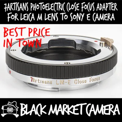 [BMC] 7artisans Close Focus Adapter for Leica M Lens to Sony E Camera