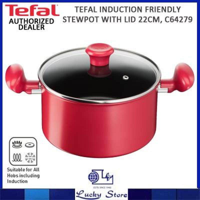 TEFAL PURE CHEF PLUS 4.5L STEWPOT WITH LID 22CM, C64279, INDUCTION FRIENDLY Singapore