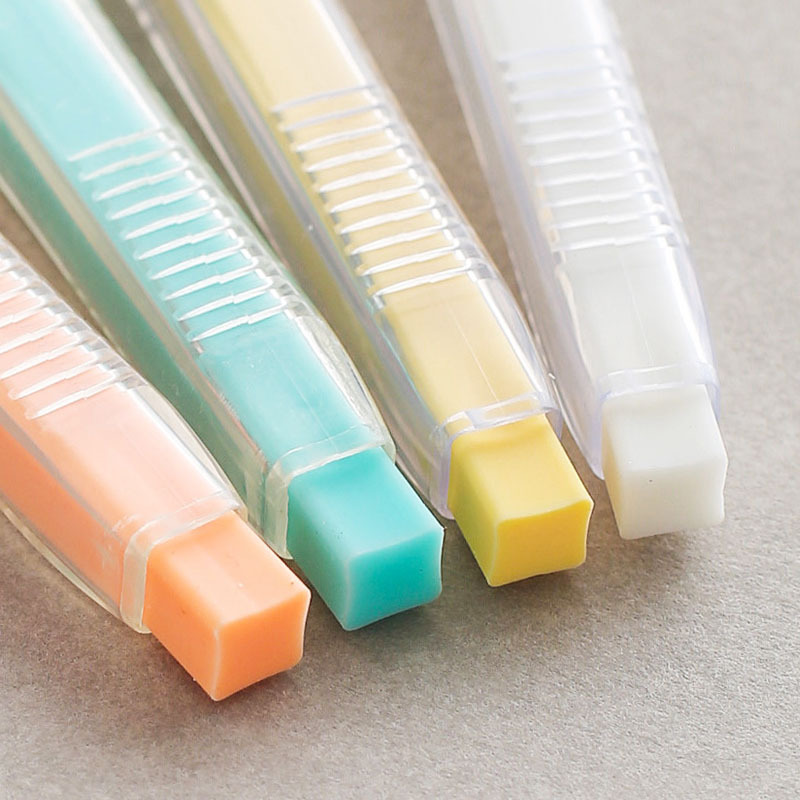 [Document supplies] Japan KOKUYO Guoyu Fine Eraser Creative Primary and Secondary School Students Pas Cookie Push and Pull Pen Shape Eraser
