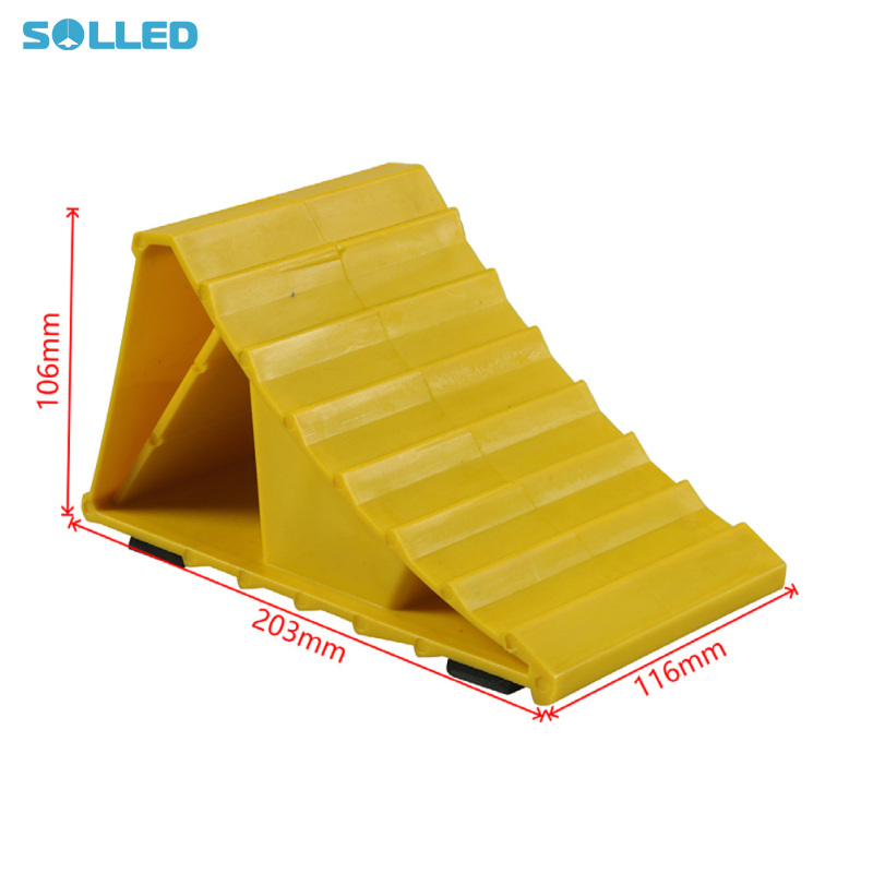 Light Weight Wheel Chocks, Portable Camper RV Trailer Car Truck Tires Chock Block Stopper, Without Rope, Effective In Keeping Your Vehicle In Place