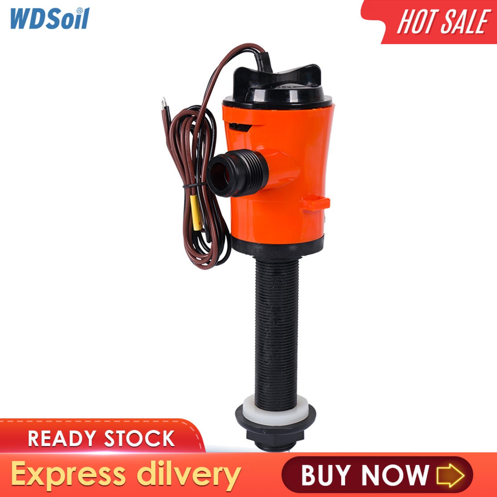 Wdsoil livewell bơm lắp ráp thuyền Công cụ thay thế dễ dàng để cài đặt thuyền Aerator bơm
