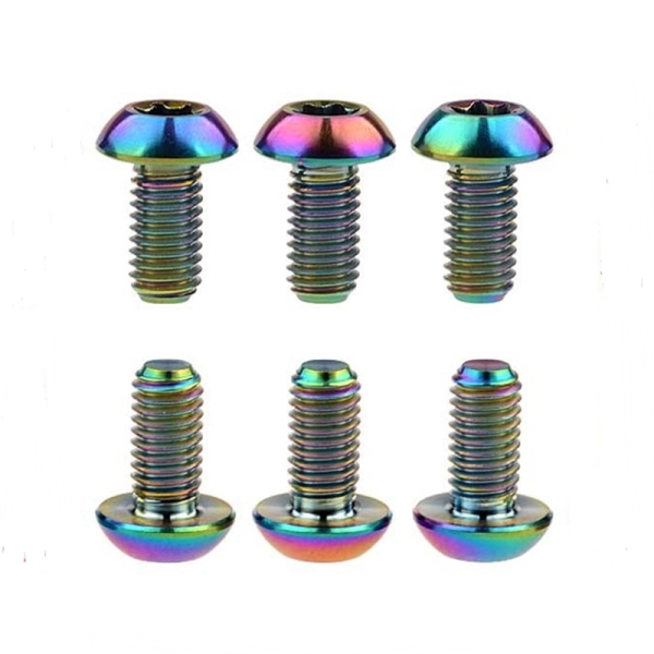 Mua 6Pcs Bicycle Stem Screws M5X10 Colorful Bicycle Hexagon Screws for Bottle Cage Front and Rear Derailleur Crimping Screws