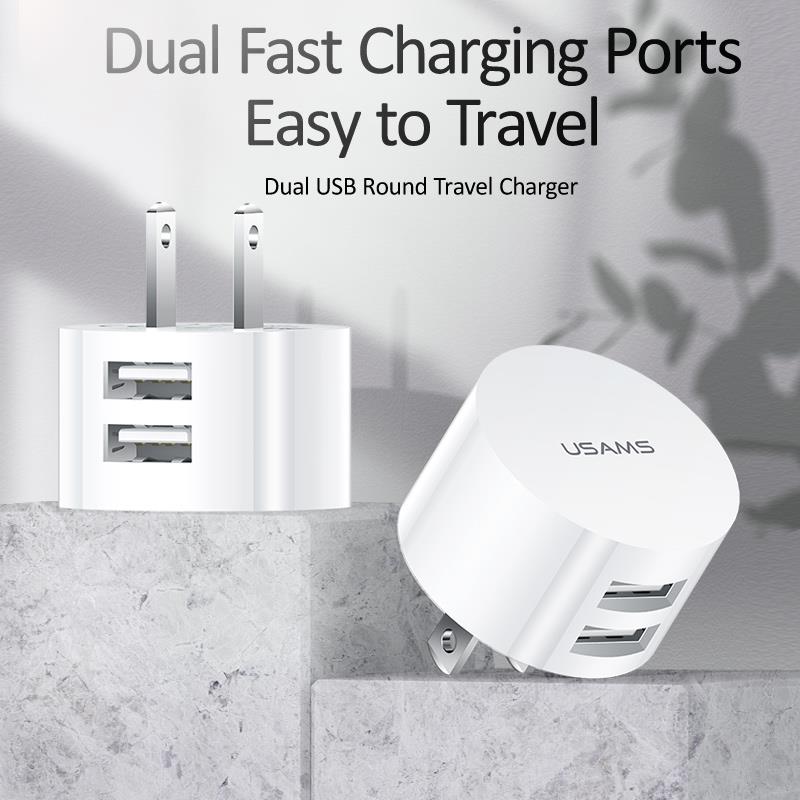 【Worth-Buy】 Vé Nóng Cổng USB kép cổng sạc du lịch tiện lợi sạc nhanh 2.1A Cho 11 12 Pro Xách Tay sạc điện thoại di động Tường EU/Chúng Tôi/Phích cắm chuẩn Anh Quốc Sạc Nhanh