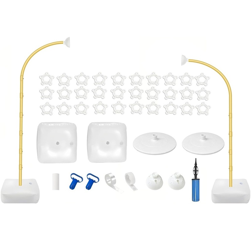 【Latest model】Balloon Arch Kit,Adjustable 8.2FT&amp;6FT Half Balloon Arch Stand with Base for Birthday Wedding Baby Shower Party ราคา 954 บาท*ส่งฟรี
