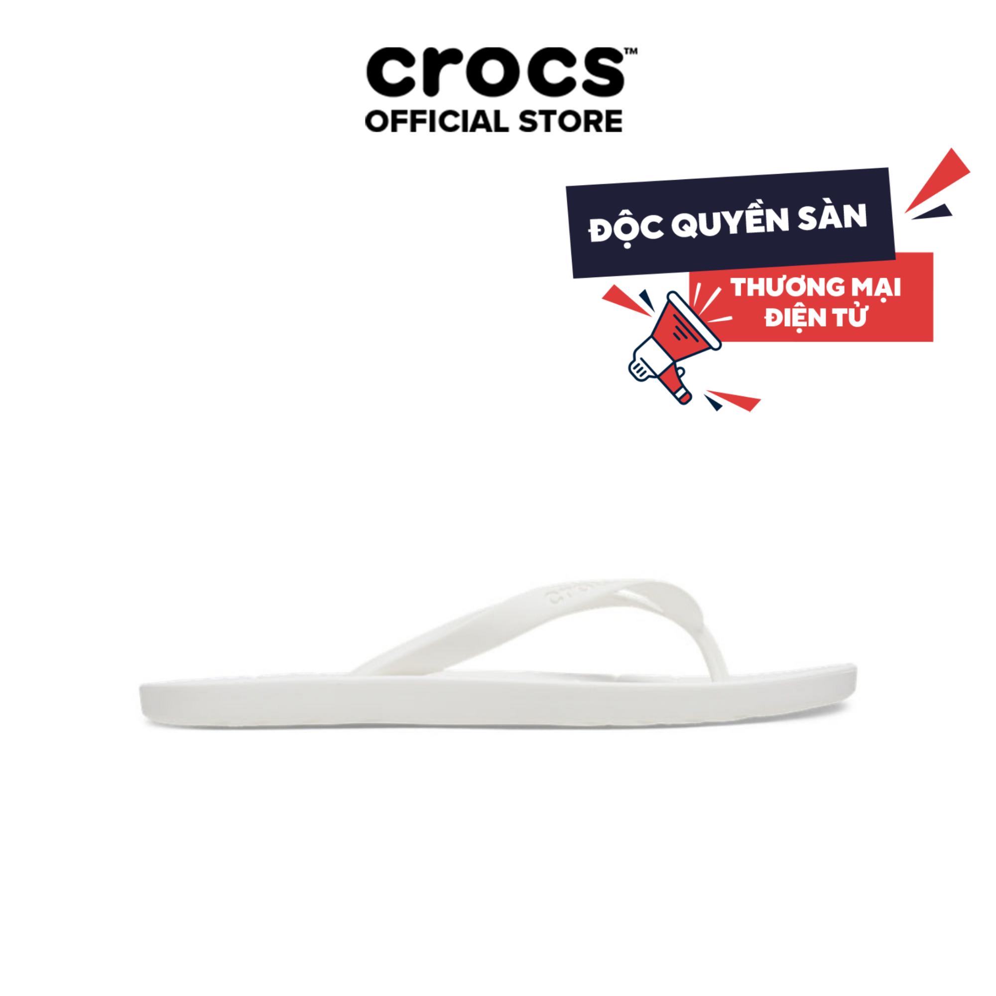 [SẢN PHẨM ĐỘC QUYỀN] Dép Xỏ Ngón Unisex Crocs Essentials - White - 210089-100