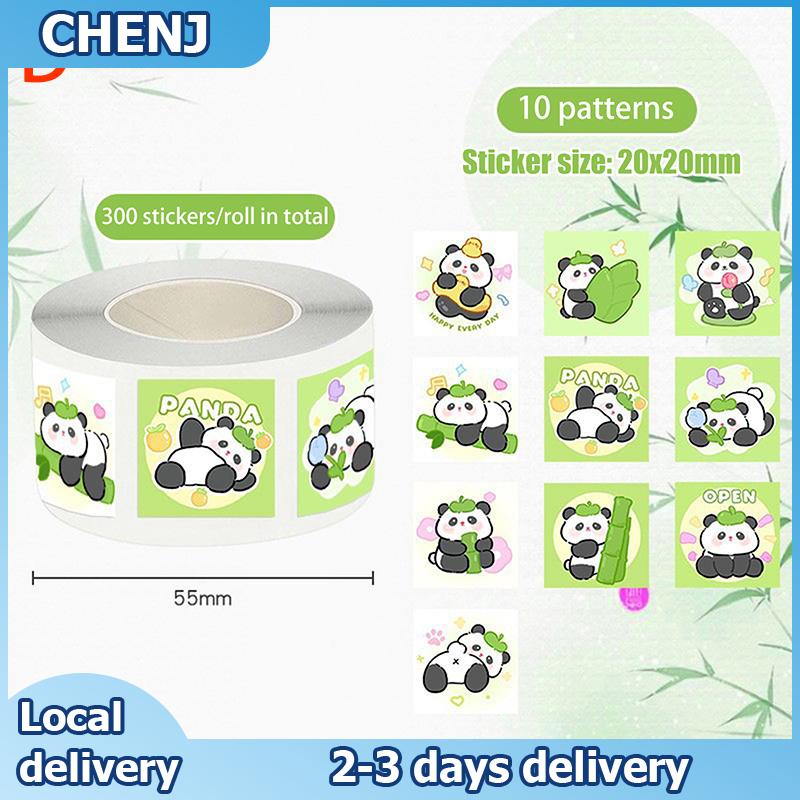 CHENJ 300pcs CuộN capybara Sticker dễ thương không thấm nước graffiti thẩm mỹ trang trí hành lý máy tính xách tay cup điện thoại nhật ký cuốn sách trẻ em dán đồ chơi