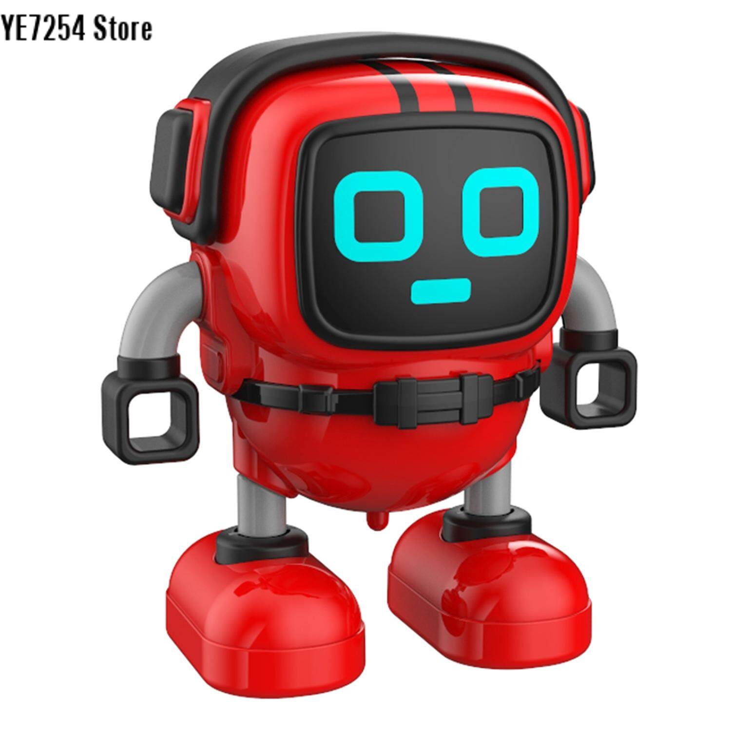 Ye7254 store jjrc r7 robot mini điều khiển từ xa quay, nhiều trò chơi đồng hồ đồ chơi quà tặng cho trẻ em đỏ