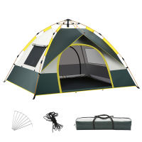(Local Clearance) Dsfen 2 Door 2 With 2 Door Tent Quick Setup Tent Windproof Rainproof Setup Outdoor Tent Rainproof Shelter With Door 2 Window 3-4 Person Tent Xiaoxin 3-4 Pson Hxber Funien Buzhi 3-4 Pson Tent Siuke