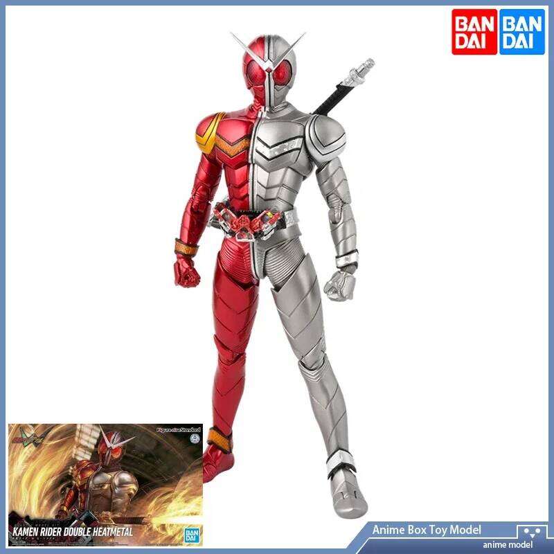 Kamen Rider BANDAI Figure-rise Standard W KAMEN DOUBLE HEATMETAL Anime Figure Toy Gift Original Product -Sưu tầm mô hình đồ chơi