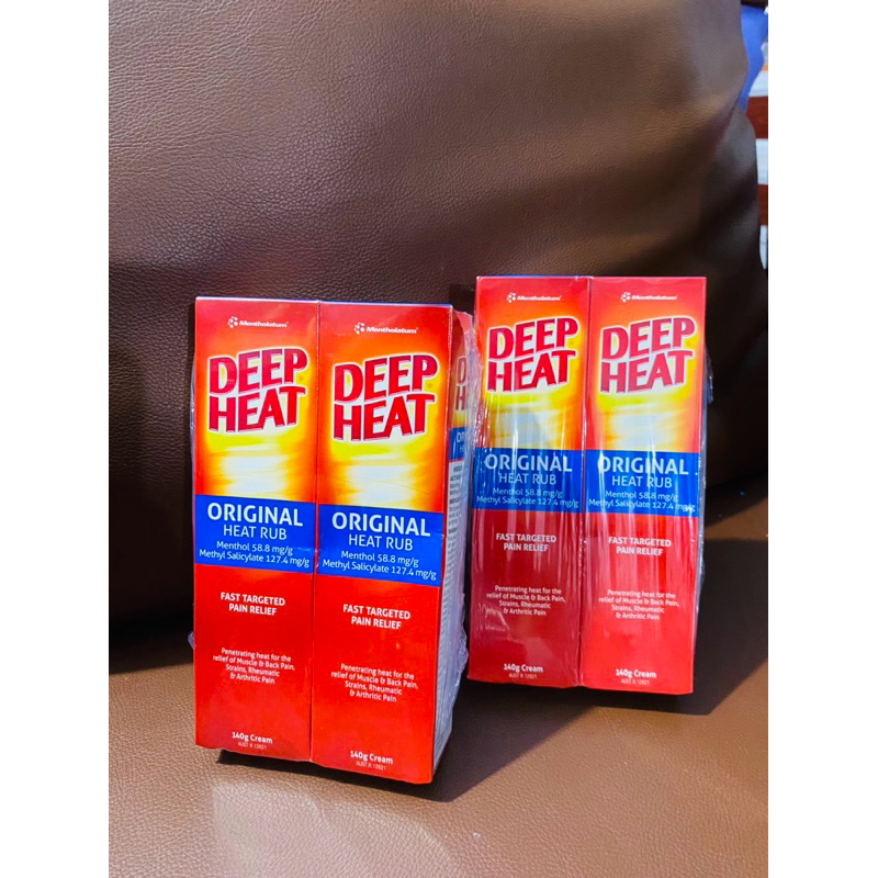 Dầu Xoa Bóp DeepHeat Original Heat Rub 100g - Hàng Úc - - Không thoa lên vùng da bị trầy xước, vùng da bị kích ứng hoặc vùng nhạy cảm và nếu có phản ứng phụ xảy ra, hãy ngừng sử dụng.
