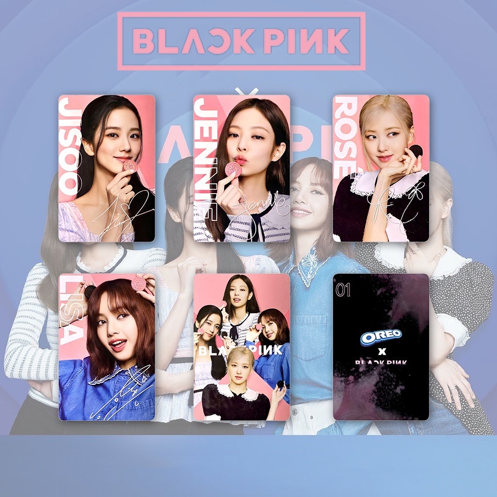 Big-Sales】 goya110 Set 5 Photo Cards BLACKPINK with ROSÉ JISOO