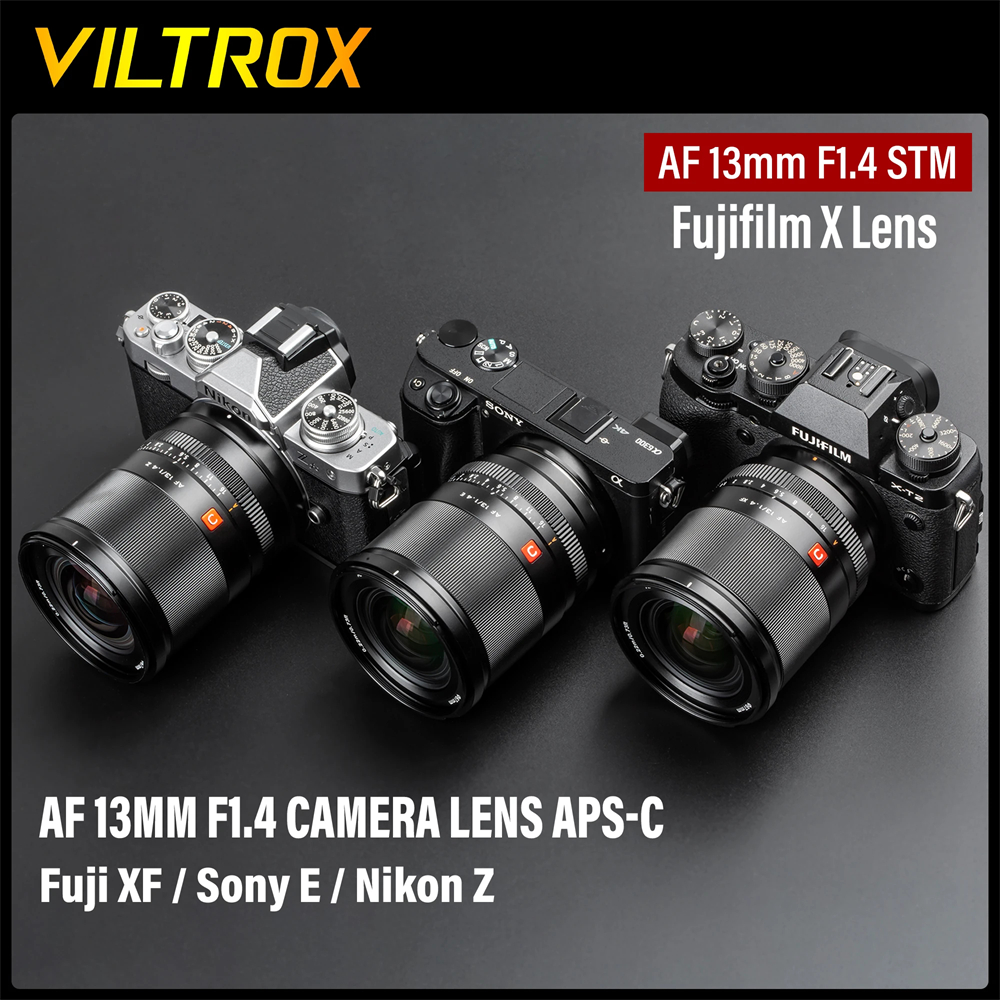 VILTROX 13mm F1.4 Large Aperture Auto Focus Ultra Wide Angle APS-C Vlog Camera Lens for Sony E Nikon Z Fuji X Mount Lens ราคา 17,230 บาท*ส่งฟรี