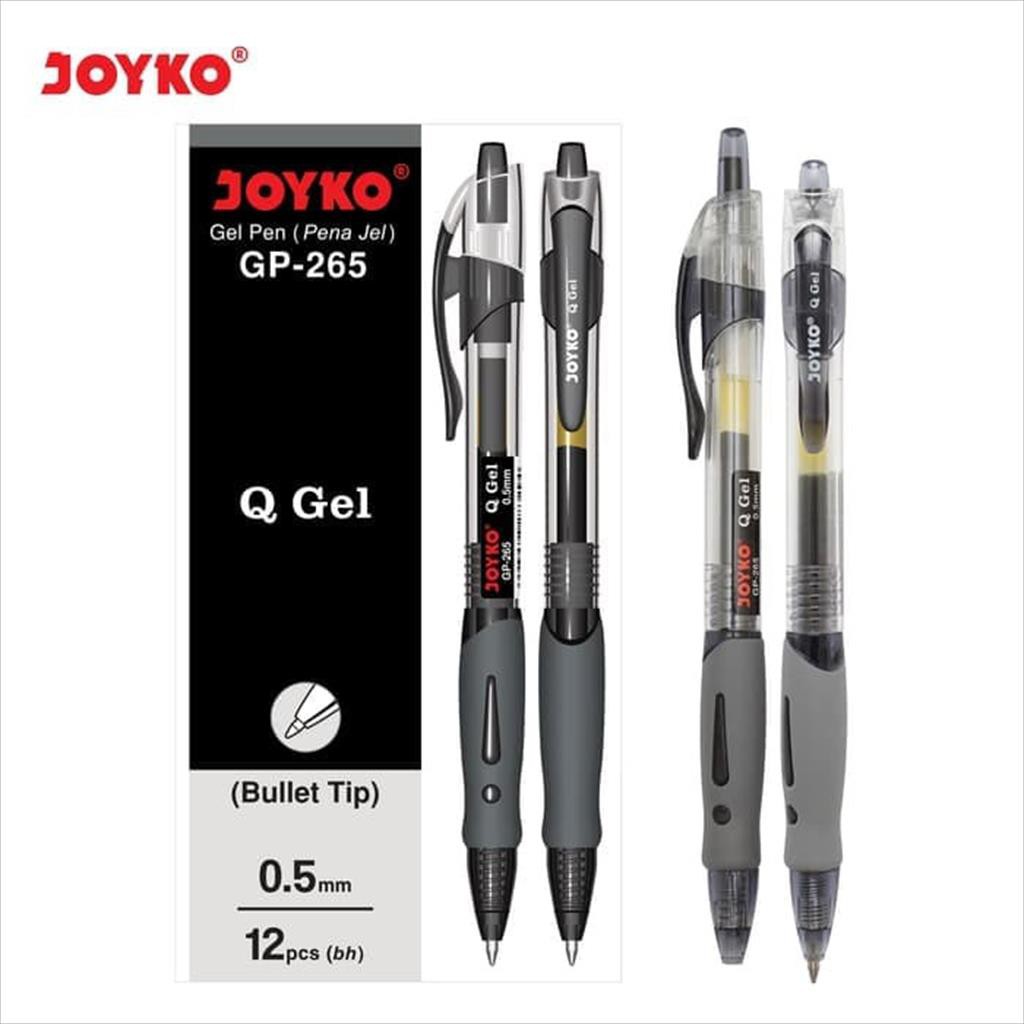 SERBATULIS Pulpen Joyko Gel Cetek Q Gel G P-265 (1pak -12pcs)