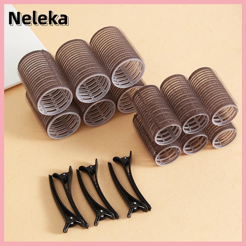 【Neleka】💖【HOT SALE】🎈🎈 24 cái bộ Tự Grip Tóc Con Lăn Không Có Nhiệt Tóc Clip Dụng Cụ Uốn Heatless Curls Tóc Bangs Khối Lượng Tự Dính Móc Tự Làm Công Cụ Tạo Kiểu - 5