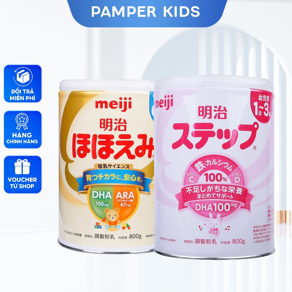 Sữa Meiji NỘI ĐỊA Nhật Lon