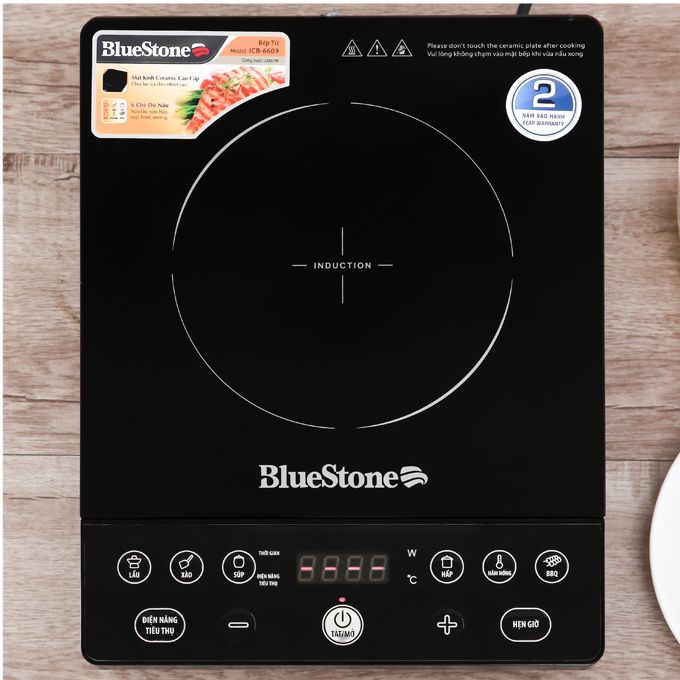 SALE - Bếp từ BlueStone ICB-6609 hàng chính hãng 100% Bếp từ đơn Công suất vùng nấu-2000W Chất liệu 