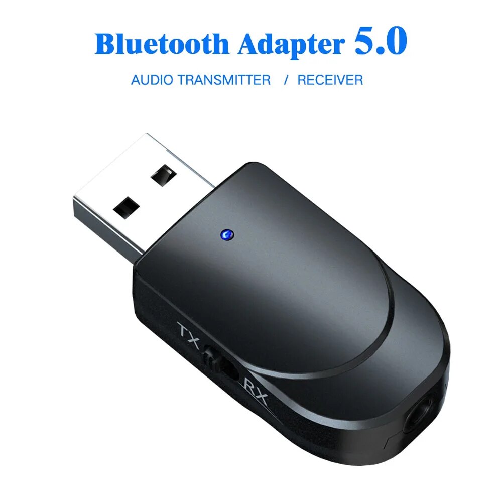 Tìm-sau khi kn330 3in1 Bluetooth 5.0 USB EDR Adapter Dongle 3.5 mét aux RCA cho TV Tai nghe cho máy tính nhà Stereo Xe Hifi