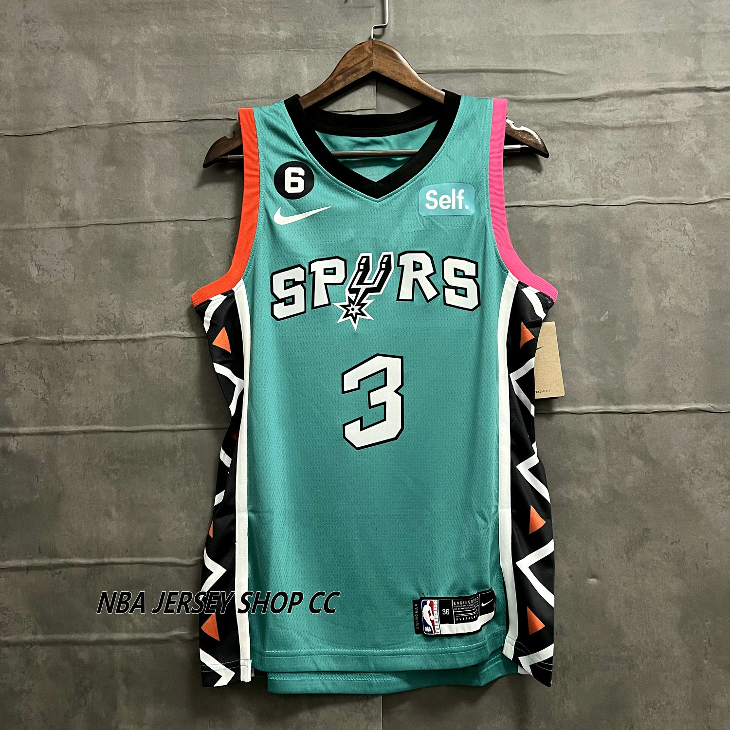 Nike NBA San Antonio Spurs Keldon Johnson City India