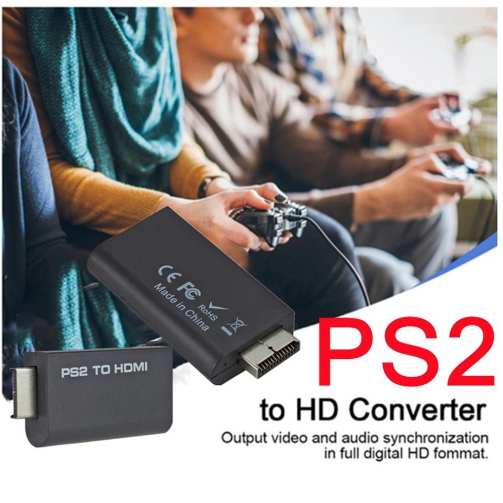 OFTBT PS2 sang HDMI Bộ chuyển đổi PS2 sang HDMI PS2 đầu vào YPbPr Bộ