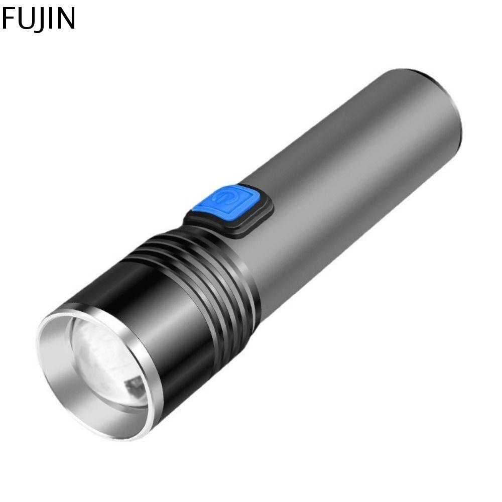 FUJIN 395nm Đèn pin uv Có thể sạc lại Có thể phóng to Đèn pin tia cực tím UV Đa năng Mini Đèn pin siêu Tím Phát hiện nước tiểu thú cưng