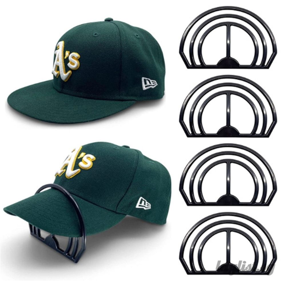 ღ Baseball Cap Rack Hat Holder Hat Storage Hook Hat Brim Bender Perfect Portable Door Closet Hanger Baseball Hat Curve Shaper Tool ราคา 7 บาท*ส่งฟรี