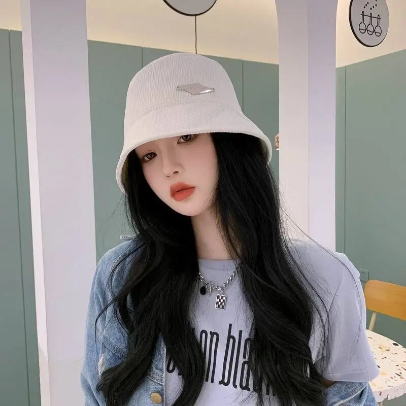 New lighing Mark ngoài trời nữ thời trang bìa hiển thị đầy đủ mặt túi bucket nhỏ Mũ rộng vành