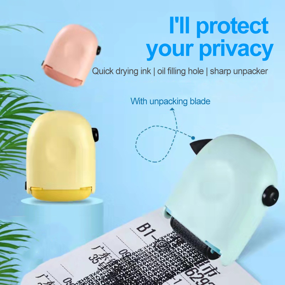 Dueplay🍉Hàng sẵn có🍉Con dấu Con lăn bảo vệ khỏi trộm cắp Con lăn tem cho sự riêng tư bí mật con dấu an ninh con lăn con dấu riêng tư của bạn Sep.