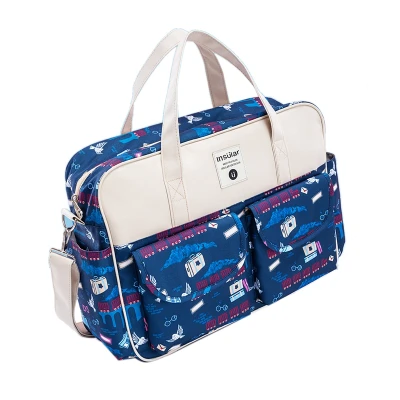 Insular Waterproof Diaper Bag Large Capacity Handbag Messenger Travel Bag Multifunctional Maternity Mother Baby Stroller Bags