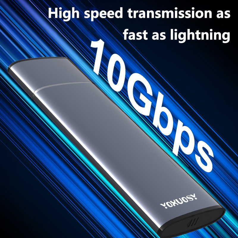 [MENGYUR] M2 NVMe SSD Enclosure 10Gbps เคส ssie SSD กล่องพกพาสำหรับ M.2 NVMe PCIE NGFF SATA Protocol กล่องดิสก์ SSD อะแดปเตอร์โลหะภายนอก - ยี่ห้อ ome ราคา 194 บาท*ส่งฟรี